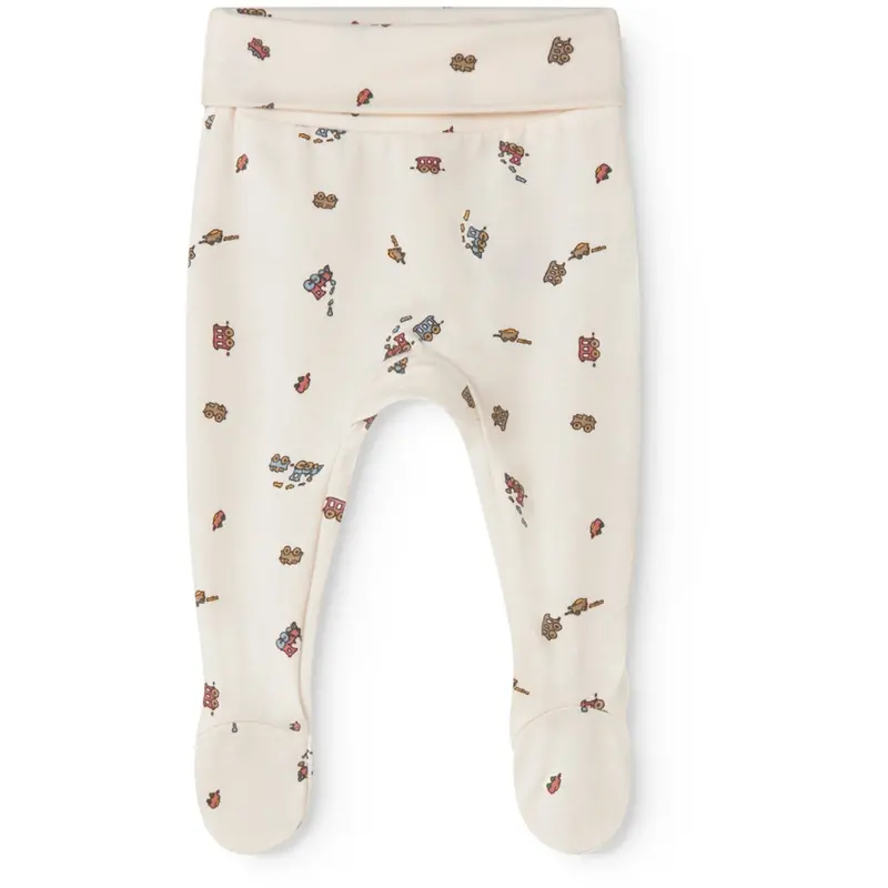 Marmar Newborn Modal Smooth Print Trains Pixa Bukser 1