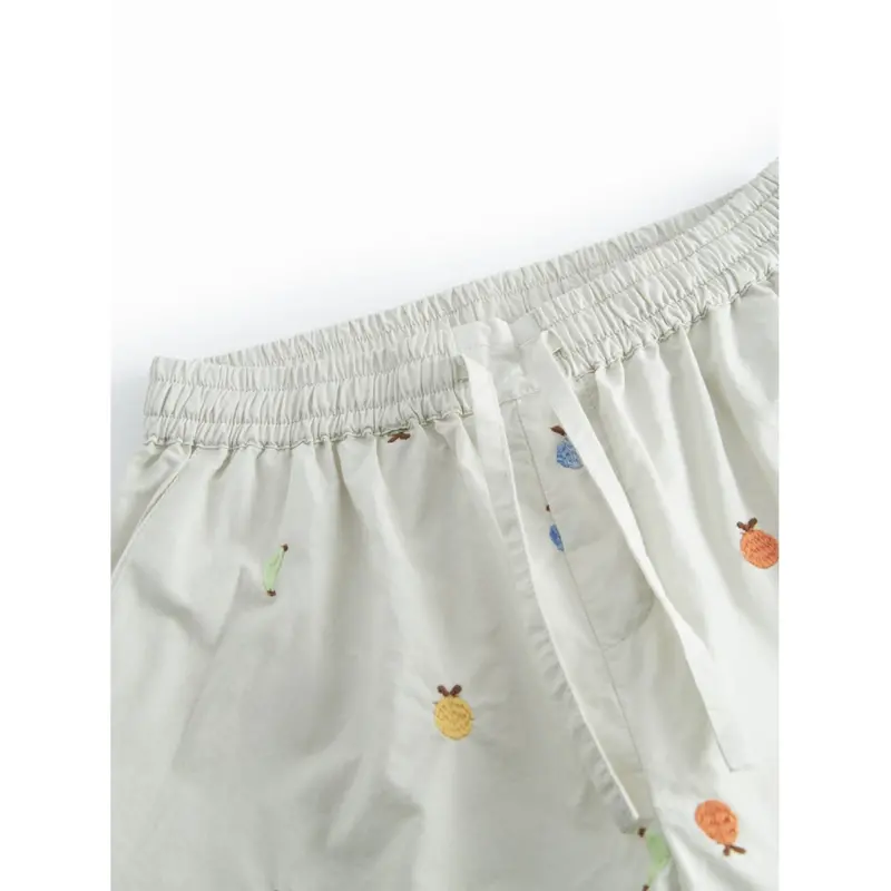 Marmar Poplin Fruit Emb Pinon Shorts 3