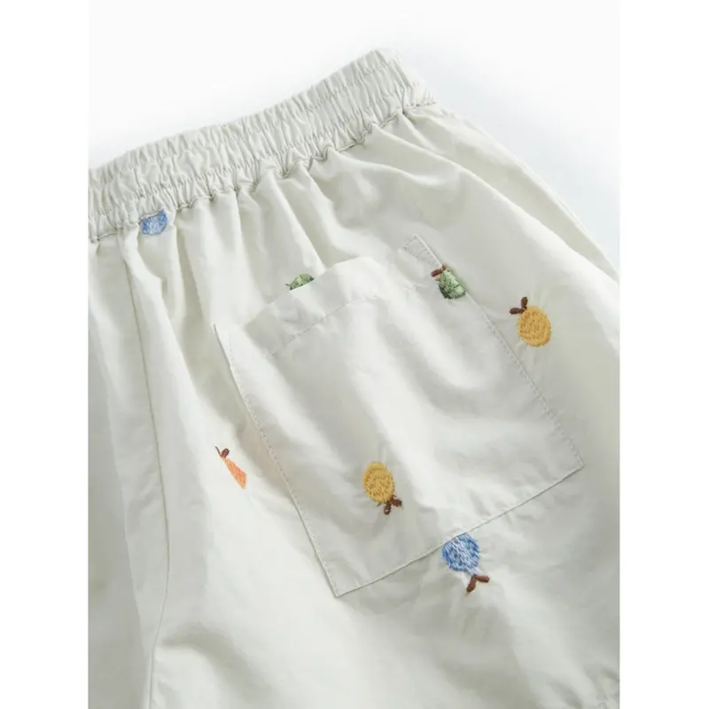 Marmar Poplin Fruit Emb Pinon Shorts 4