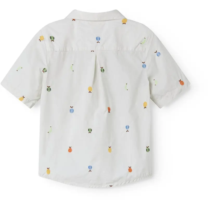 Marmar Poplin Fruit Emb Tage Skjorte 5