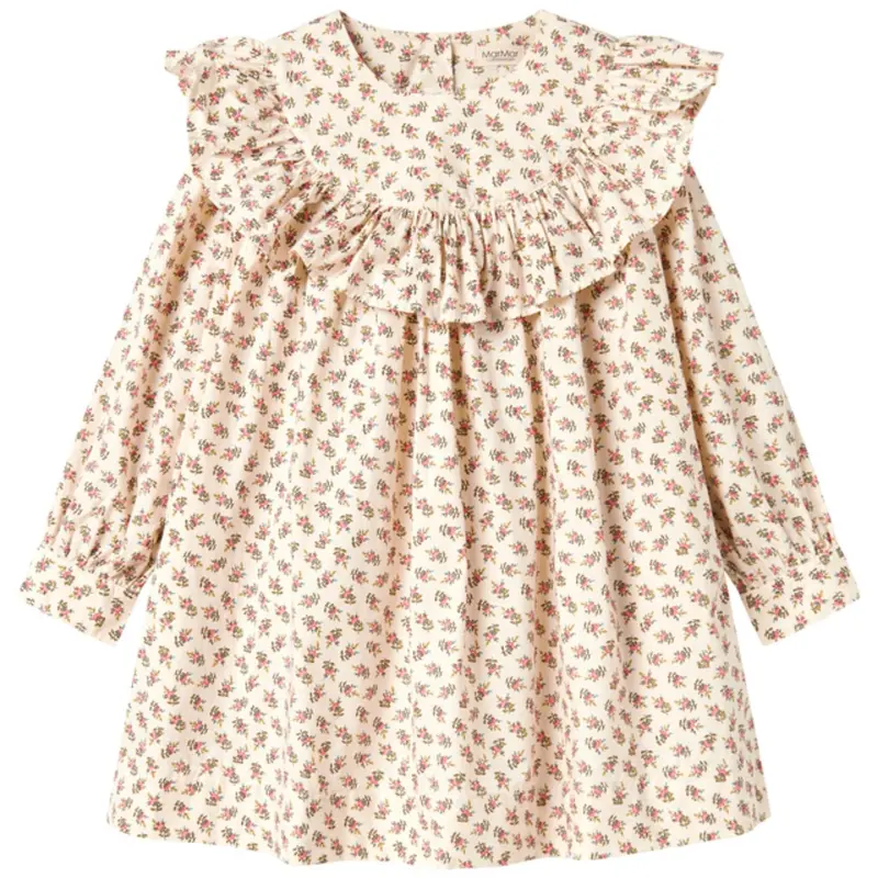 Marmar Poplin Japanese Flower Drine Ls Kjole 1