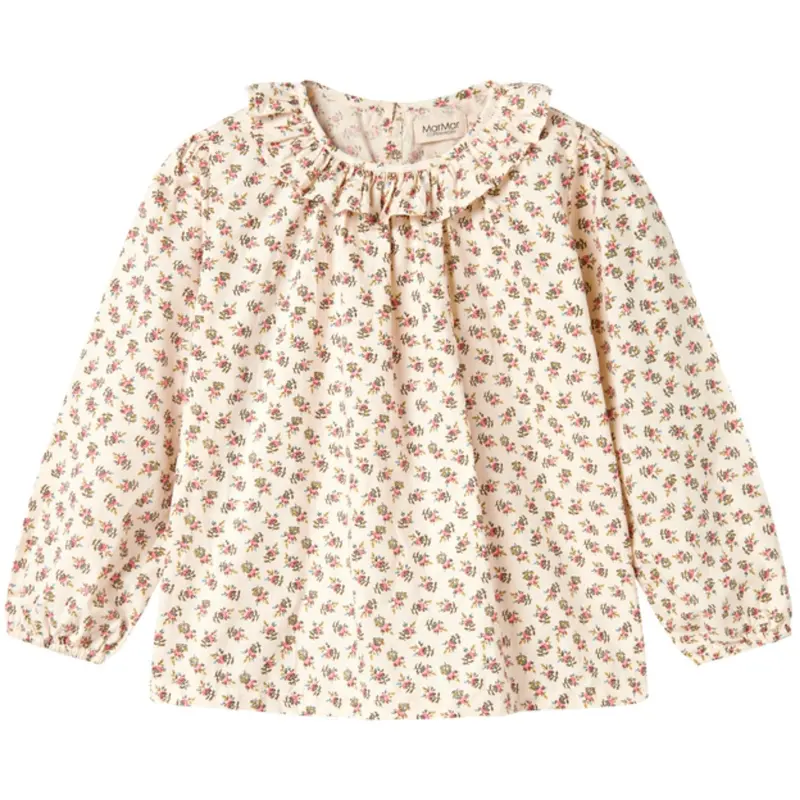 Marmar Poplin Japanese Flower Talsa Ls Bluse 1