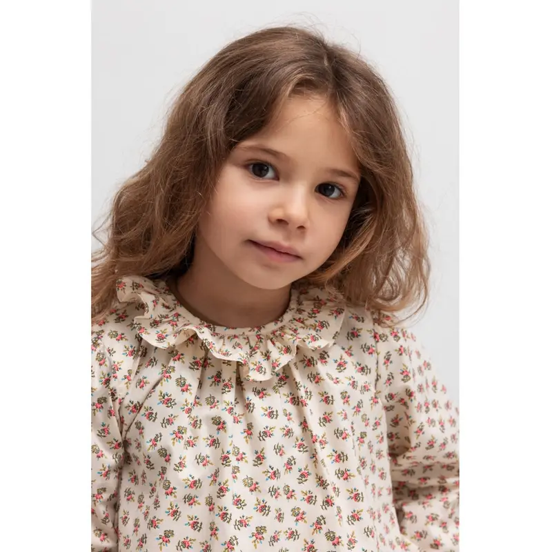 Marmar Poplin Japanese Flower Talsa Ls Bluse 2