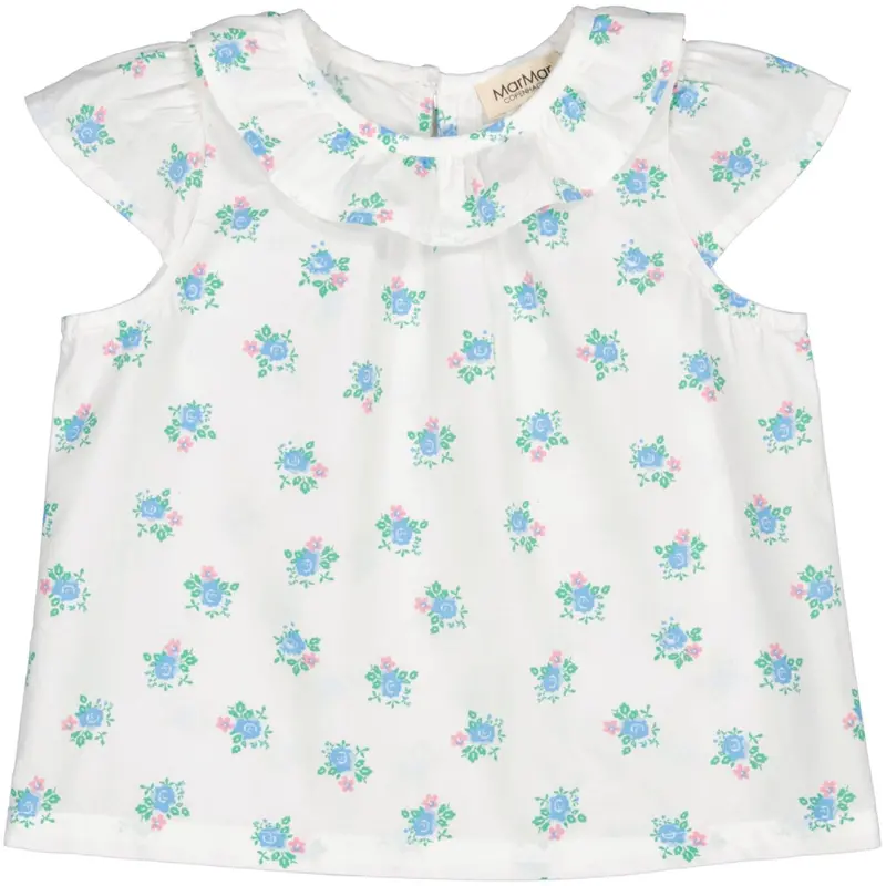 Marmar Poplin Summer Bouquet Talsa Ss Top 1