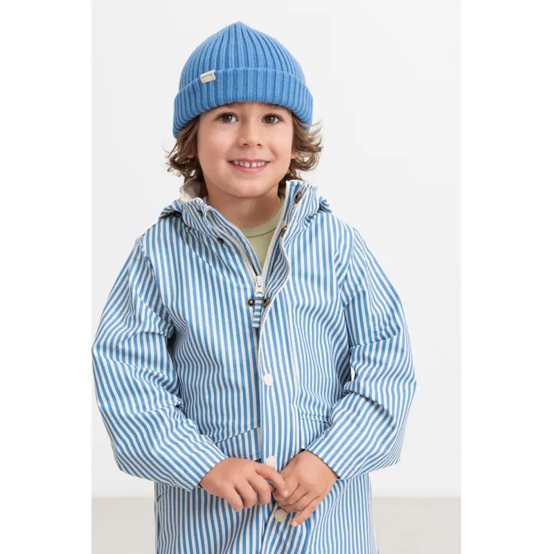 Marmar Rainwear Blue Stripe October Jakke 2