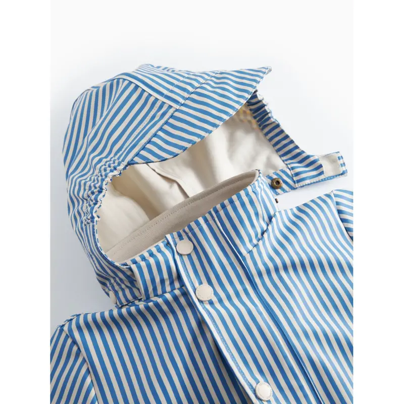 Marmar Rainwear Blue Stripe October Jakke 3
