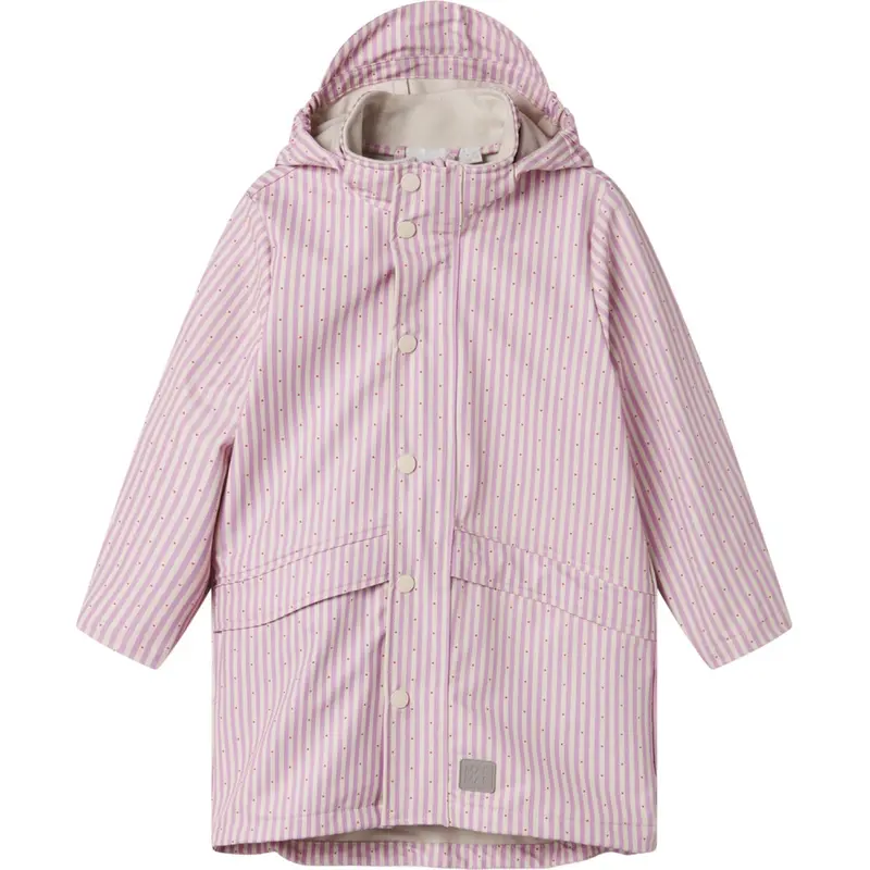 Marmar Rainwear Pink Stripe October Jakke 1