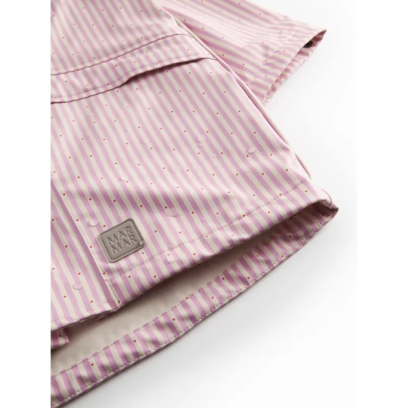 Marmar Rainwear Pink Stripe October Jakke 4