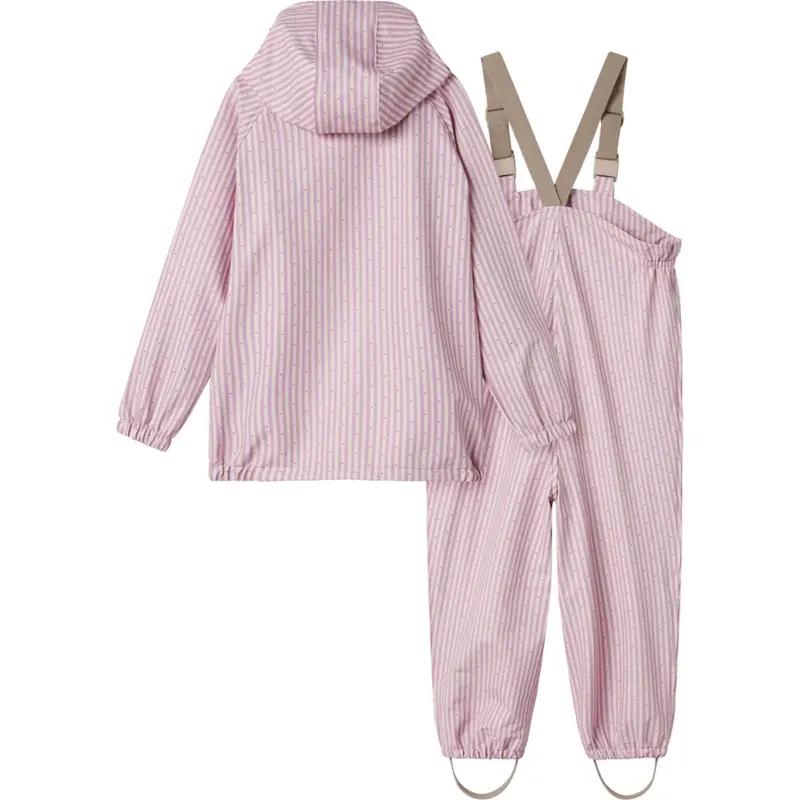 Marmar Rainwear Pink Stripe Oddy Sæt 4