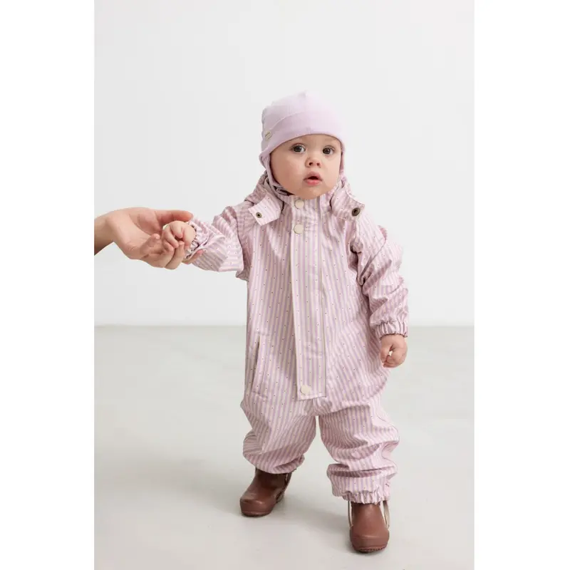 Marmar Rainwear Pink Stripe Orion Dragt 3