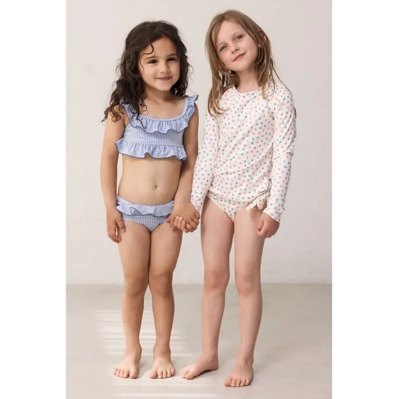 Marmar Swim Print Bolich Blue Stripe Swira Bikini 2