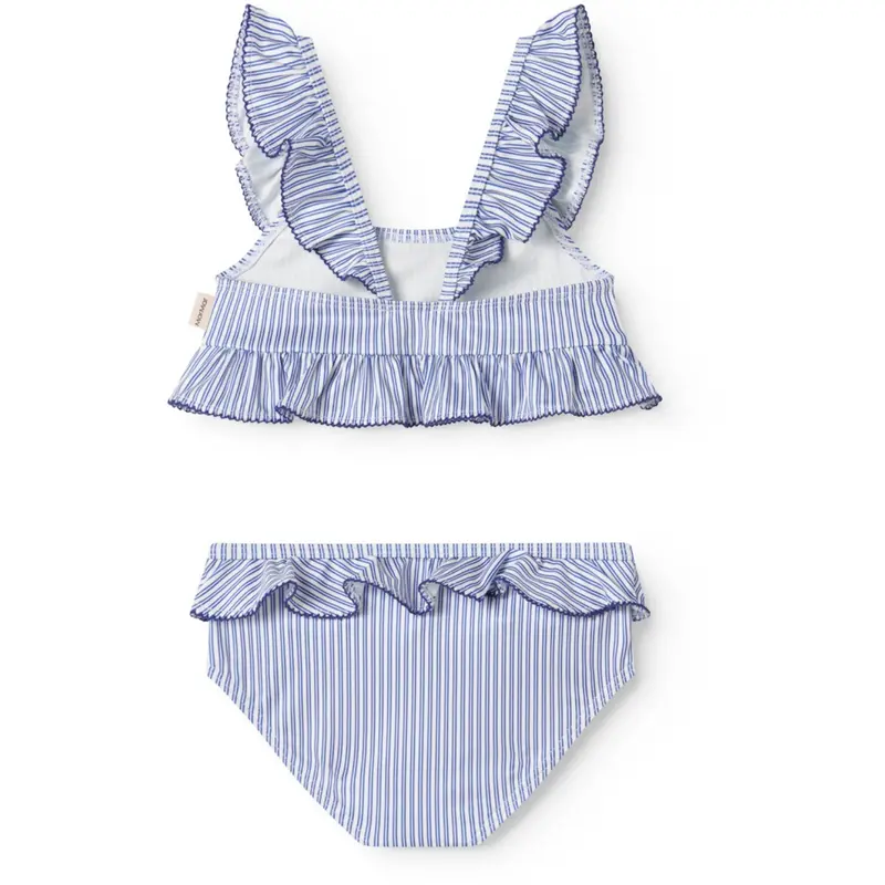 Marmar Swim Print Bolich Blue Stripe Swira Bikini 5