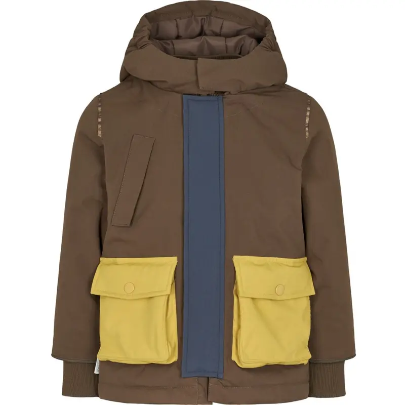 Marmar Tech. Outerwear Solid Deep Choco Block Omas Jakke 1