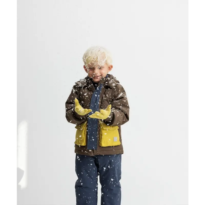 Marmar Tech. Outerwear Solid Deep Choco Block Omas Jakke 4
