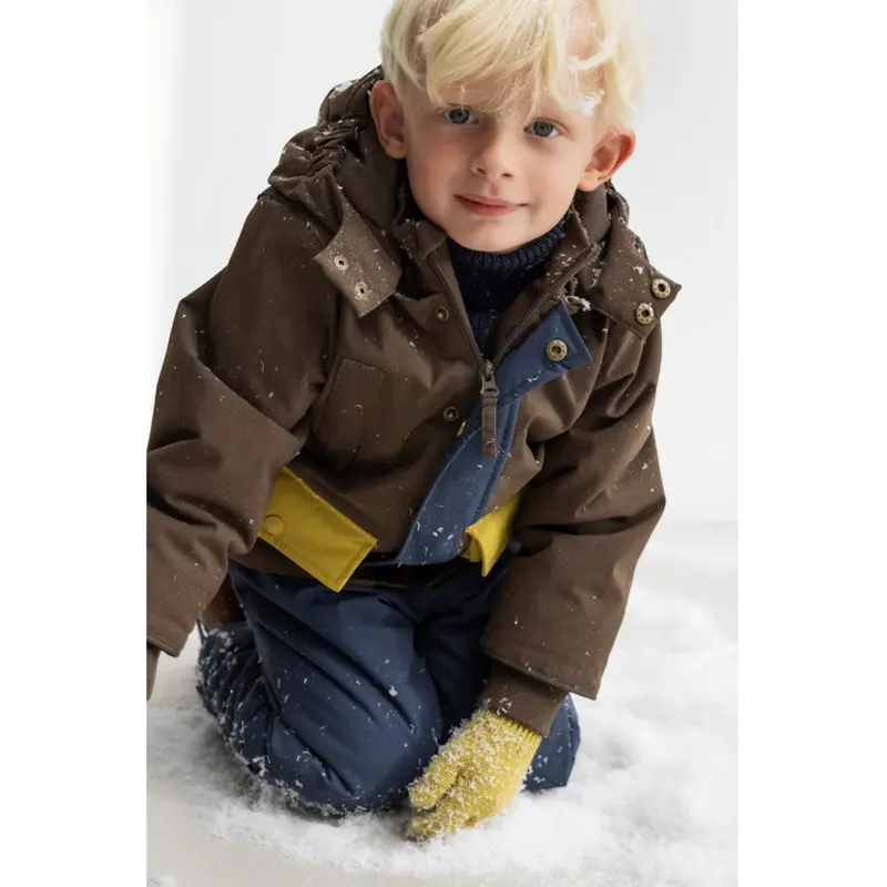 Marmar Tech. Outerwear Solid Deep Choco Block Omas Jakke 5