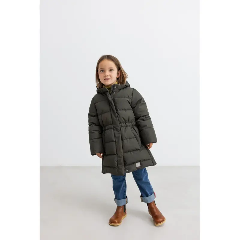 Marmar Tech. Puffer Dark Moss Oxford Frakke 3