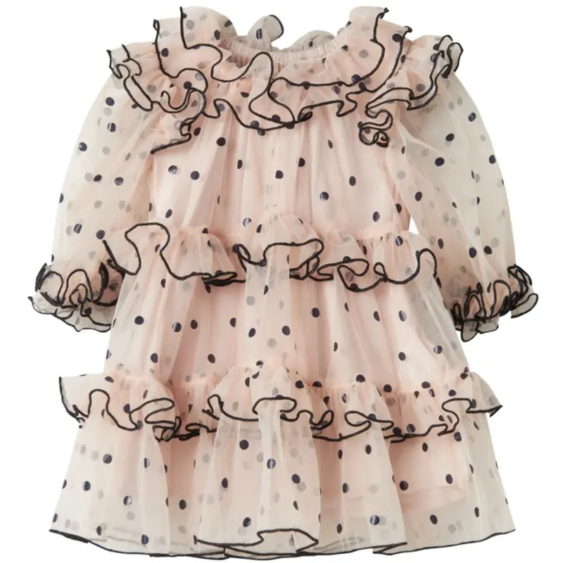Marmar Tulle Black Dots Dakira Ls B Kjole 1