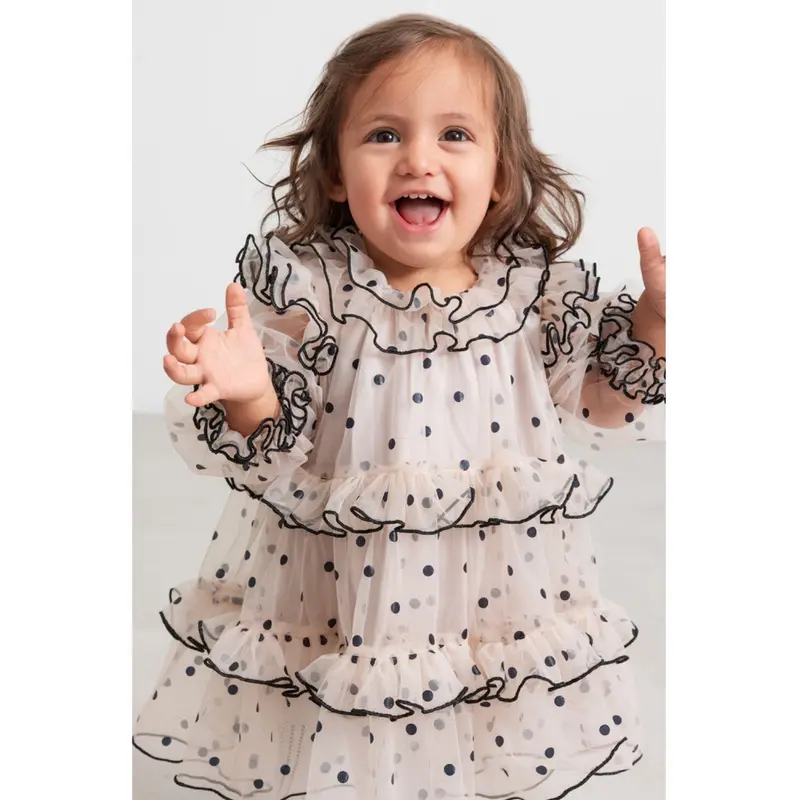 Marmar Tulle Black Dots Dakira Ls B Kjole 2