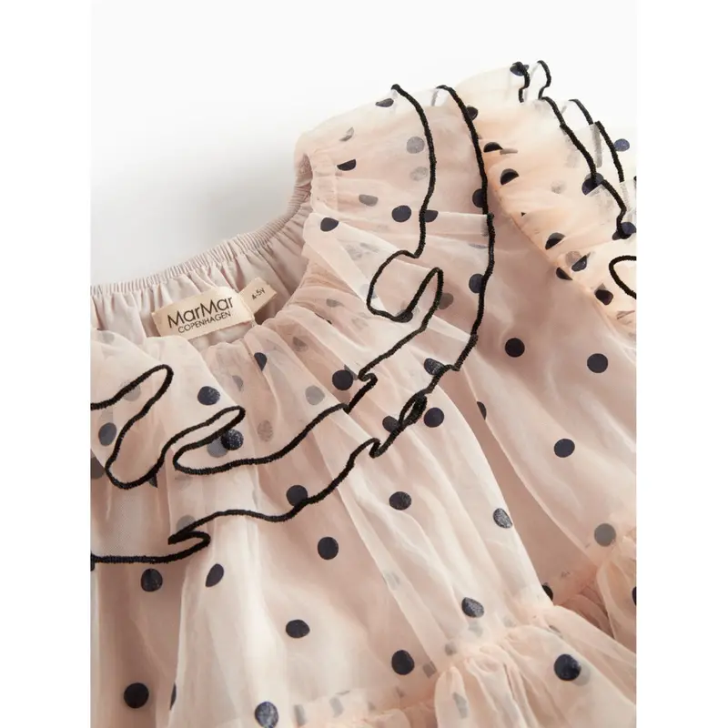 Marmar Tulle Black Dots Dakira Ls Kjole 4