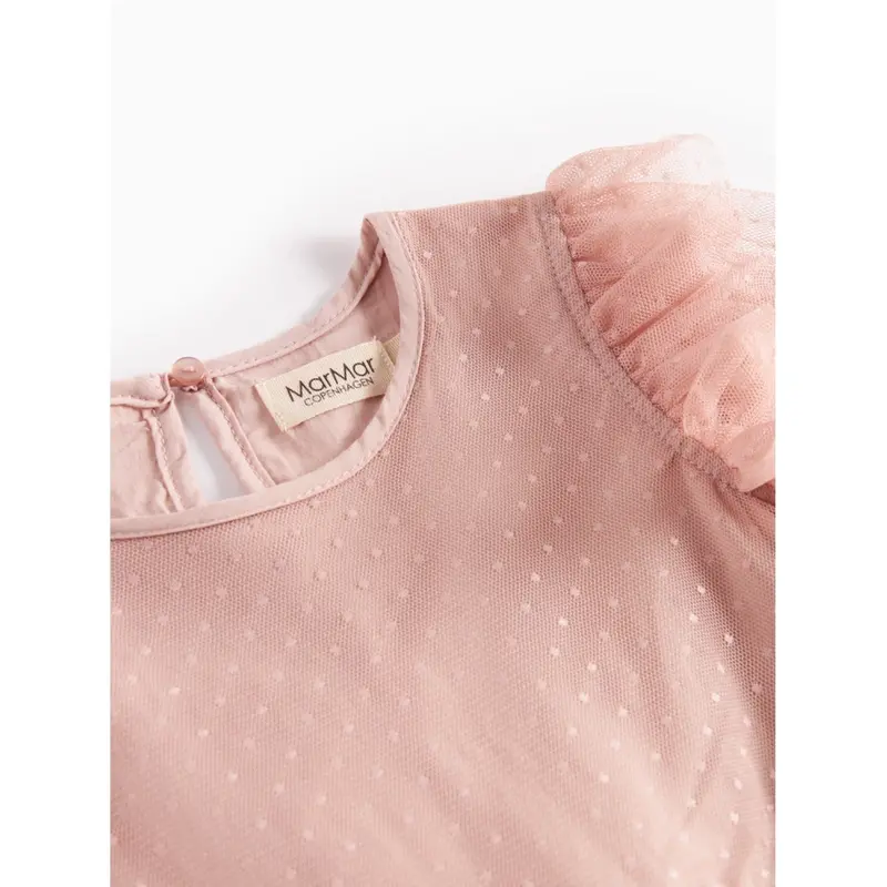 Marmar Tulle Dotty Faded Rose Doth Ls Kjole 4