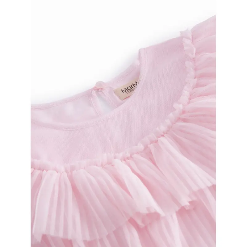 Marmar Tulle Plissé Petal Mix Doria Kjole 4