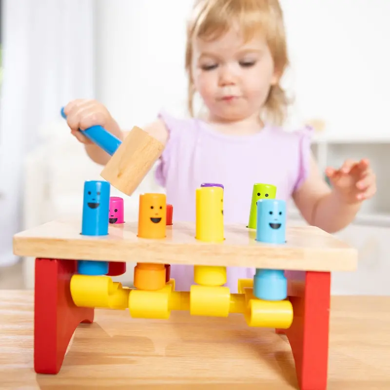 Melissa & Doug Multifarvet Hammerbænk Deluxe 2