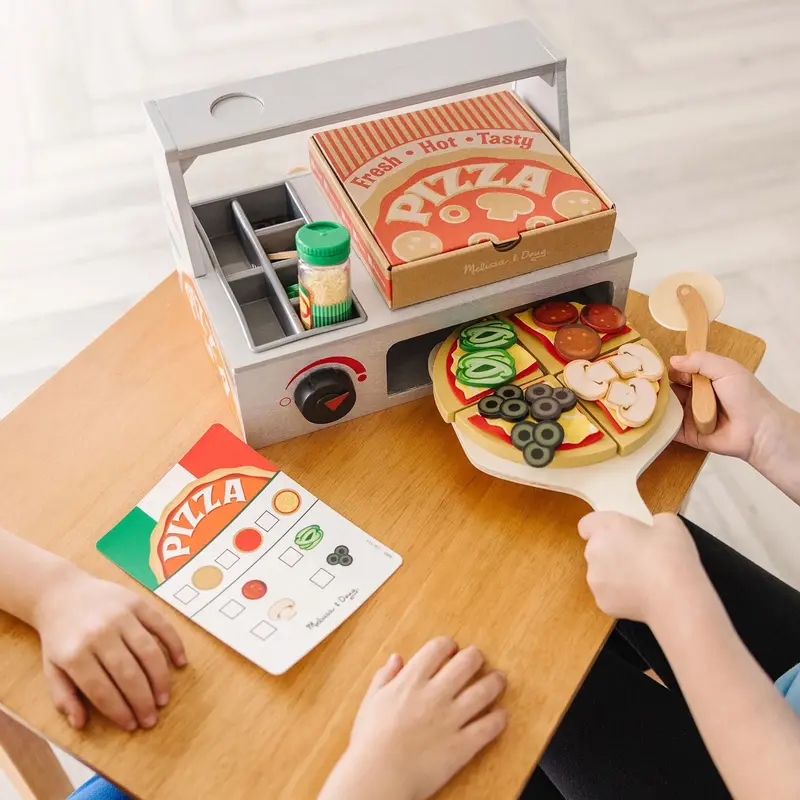 Melissa & Doug Multifarvet Legesæt Pizzaovn 2