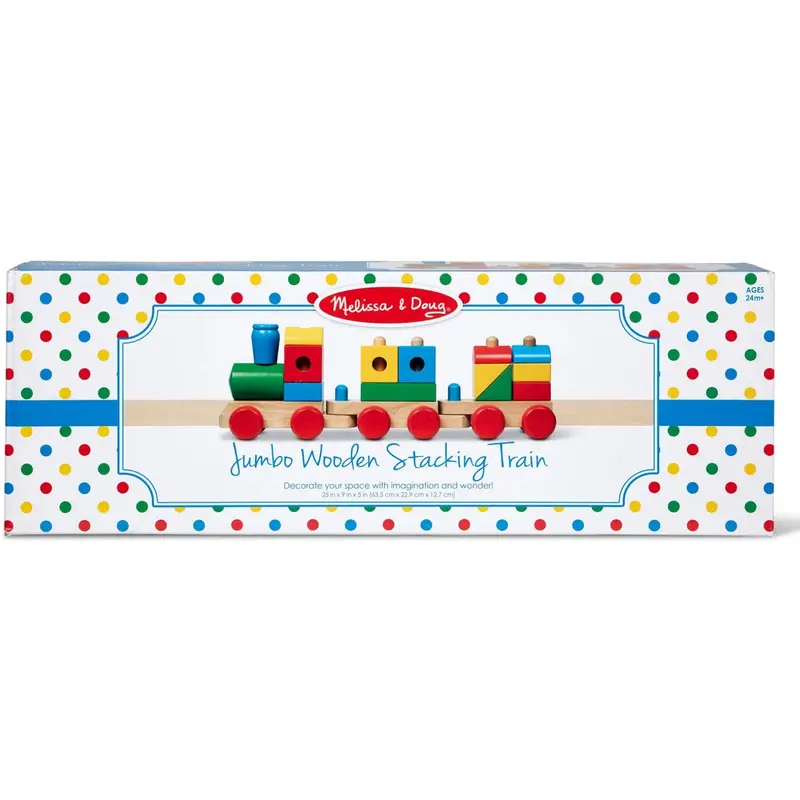Melissa & Doug Multifarvet Legetøj - Tog Til Stabling 1