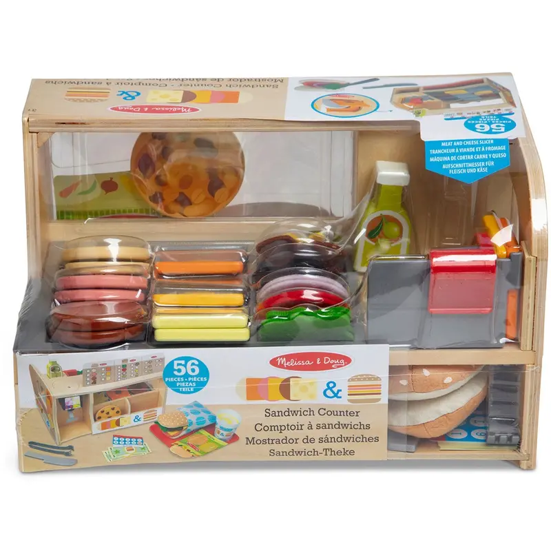 Melissa & Doug Multifarvet Sandwich-Disk Sæt Med 52 Dele 1