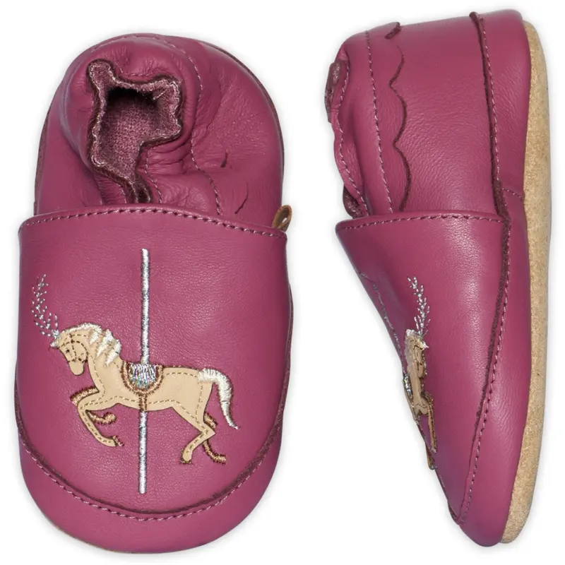 Melton Red Violet Carousel Læder Futter 1