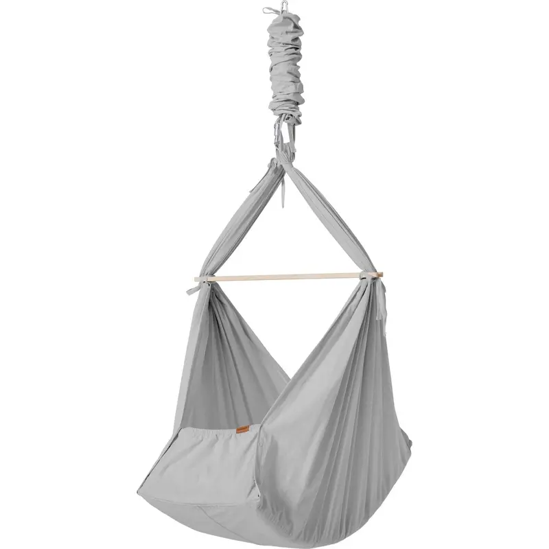 Membantu Grey Organic Baby Slyngevugge Basic 1