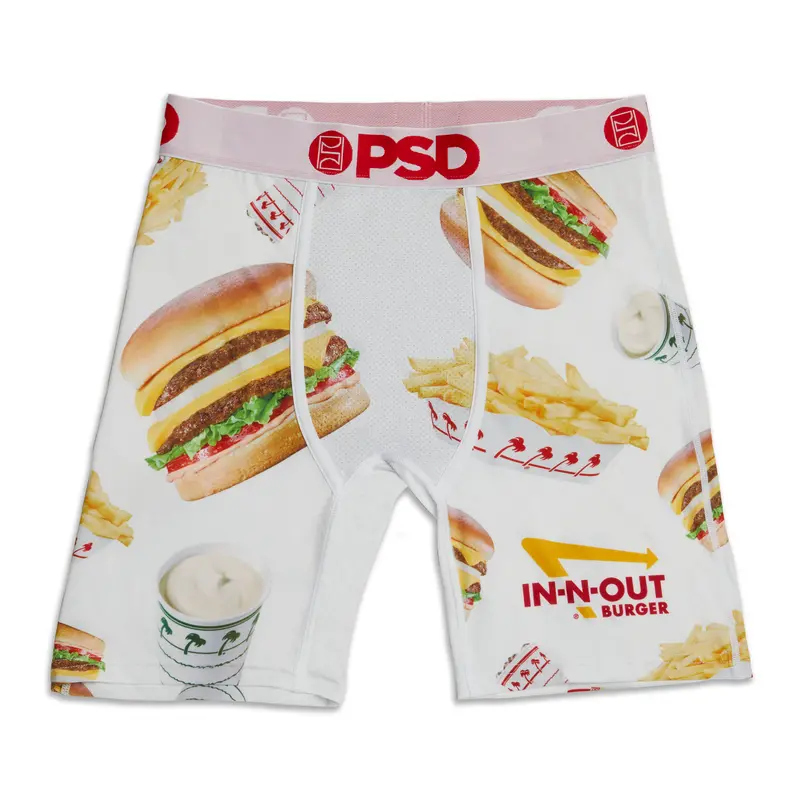 Men's White In-N-Out® Briefs Psd 1