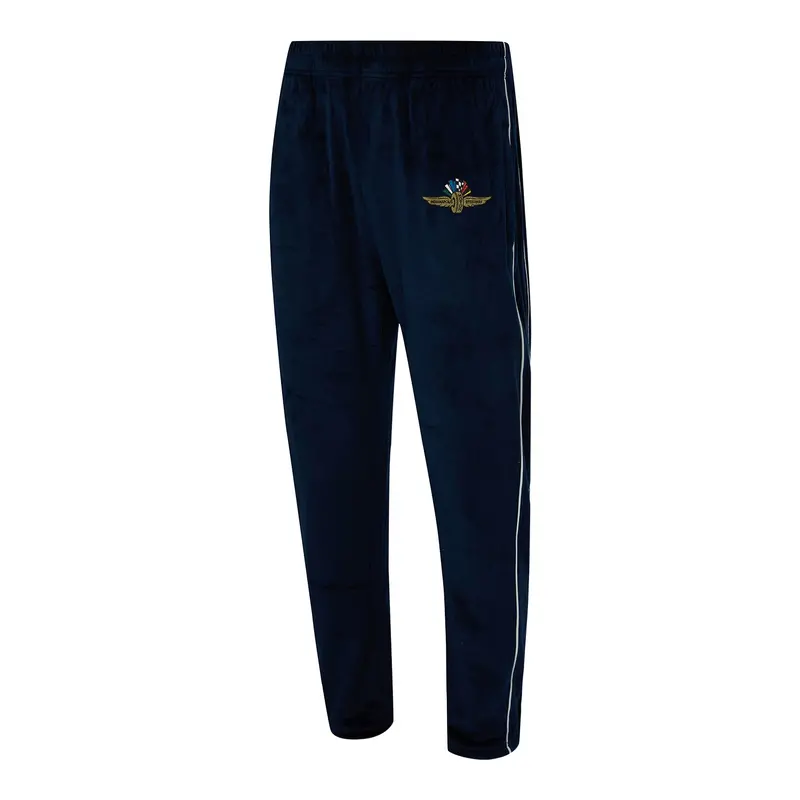 Mens Wing Wheel Flag Velour Pant 1