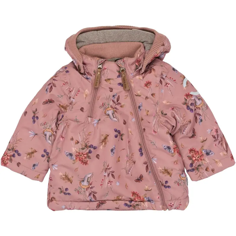 Mikk-Line Burlwood Polyester Baby Jakke Aop 1