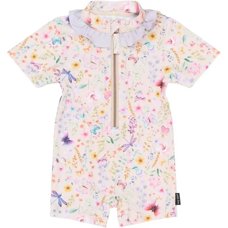 Mikk-Line Butterfly Aop Badeheldragt Uv Flæse Aop 1