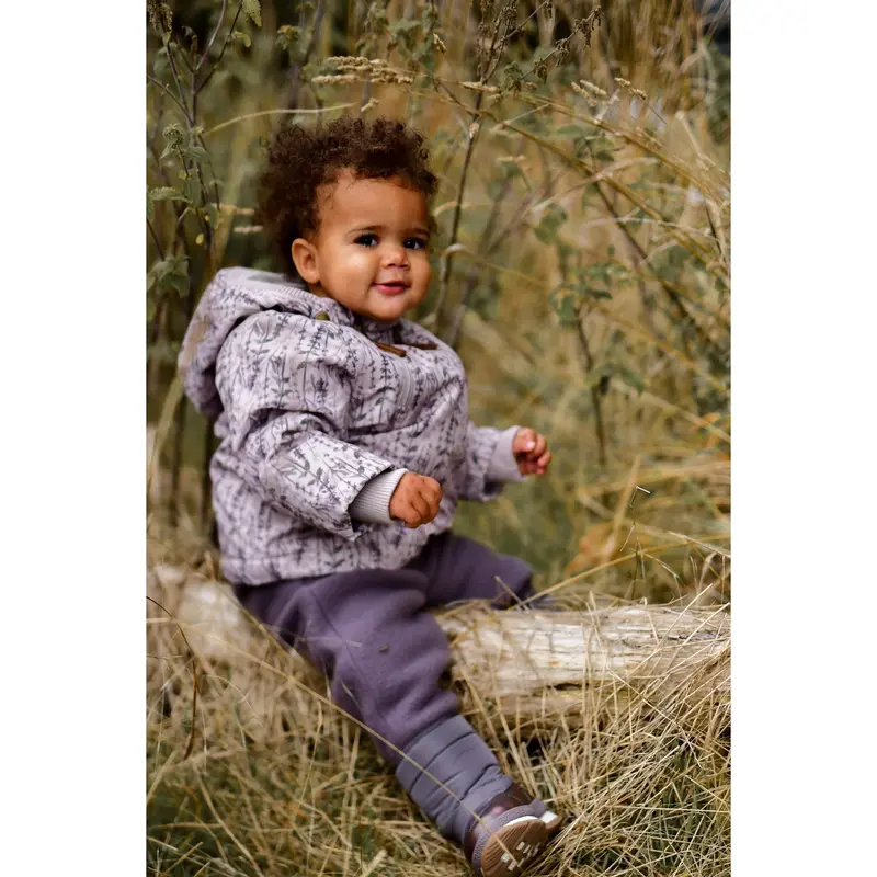 Mikk-Line Cloud Gray Polyester Baby Jakke Aop 2