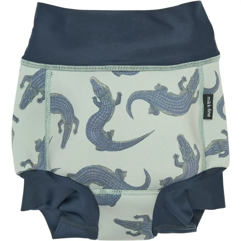 Mikk-Line Croco Aop Blebadebukser Aop 1