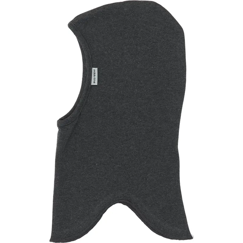 Mikk-Line Dark Grey Melange Bomuld Fullface 1