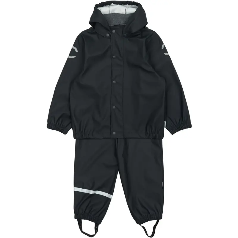 Mikk-Line Dark Navy Pu Rain Sæt M/ Susp. 1