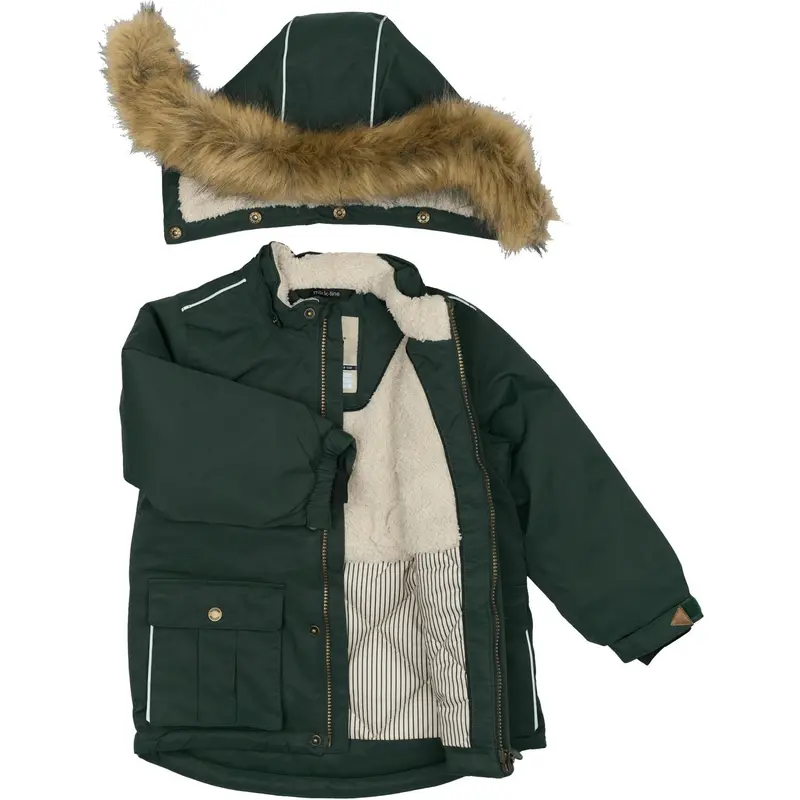 Mikk-Line Darkest Sprouse Twill Nylon Boy Parca 4