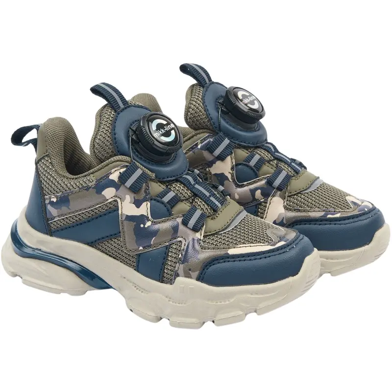 Mikk-Line Dusty Olive Sneakers Med Spin 1