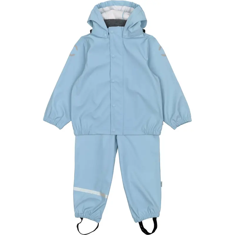 Mikk-Line Faded Denim Pu Rain Sæt M/ Susp. 1