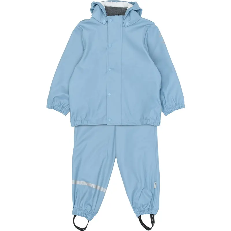 Mikk-Line Faded Denim Pu Rain Sæt W/O Susp. 1