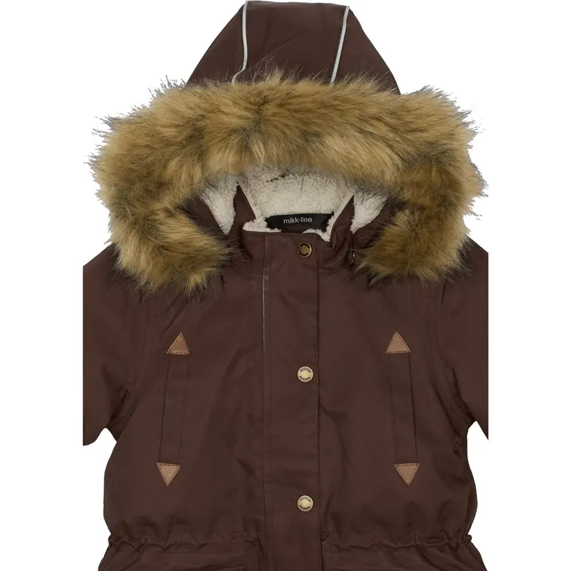 Mikk-Line French Roast Twill Nylon Girl Parca 5
