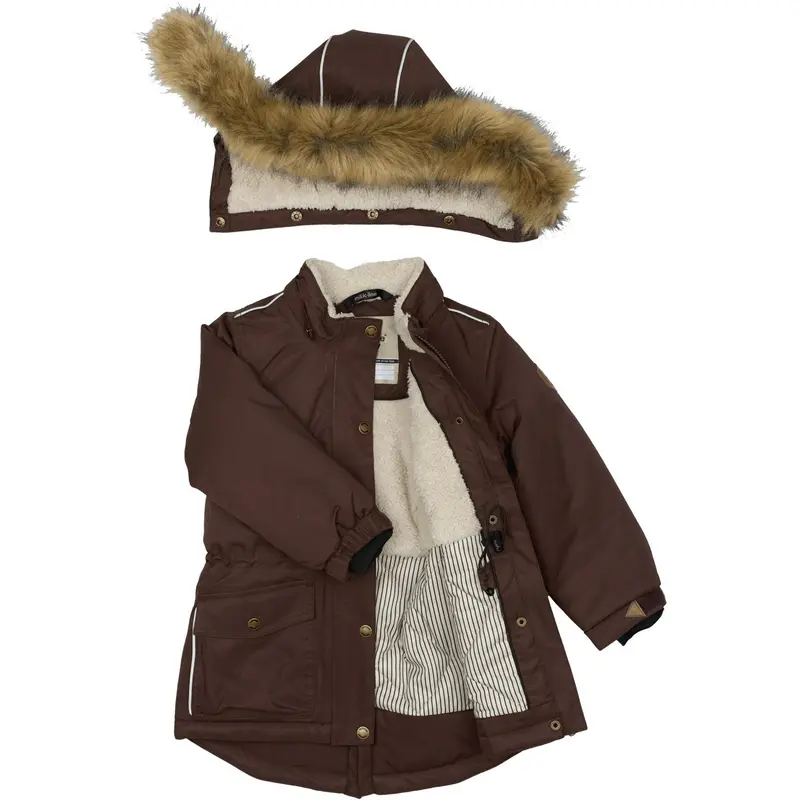 Mikk-Line French Roast Twill Nylon Girl Parca 7
