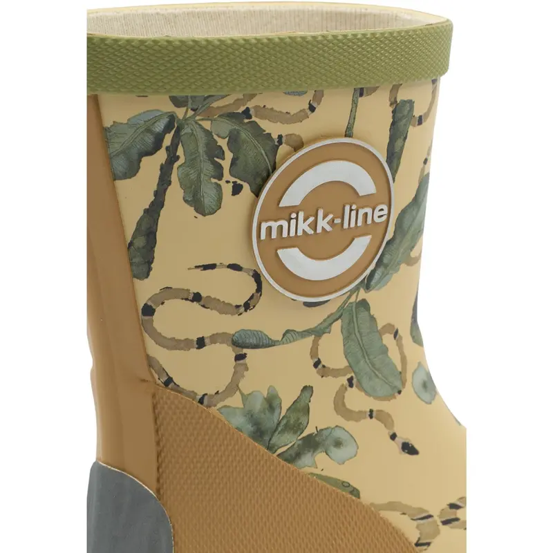 Mikk-Line Gray Green Printed Gummistøvler 2