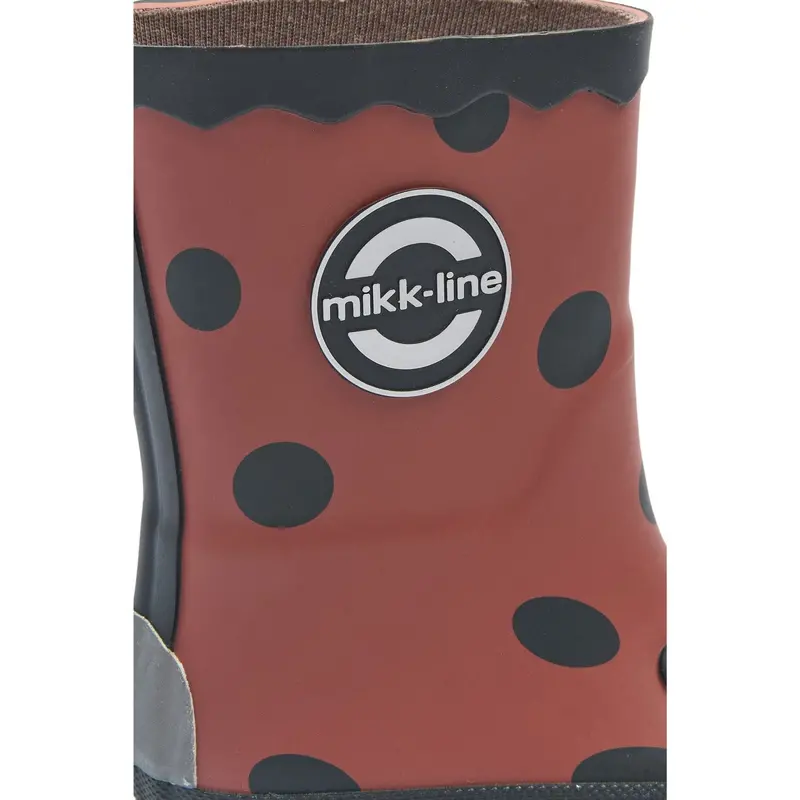Mikk-Line Henna Gummistøvler Ladybug Barefoot 2