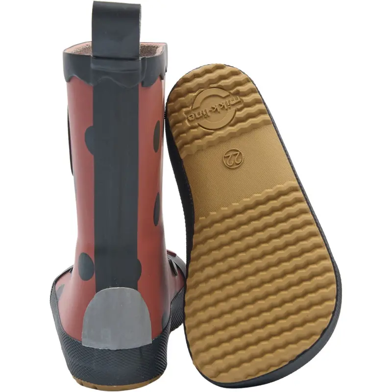 Mikk-Line Henna Gummistøvler Ladybug Barefoot 6