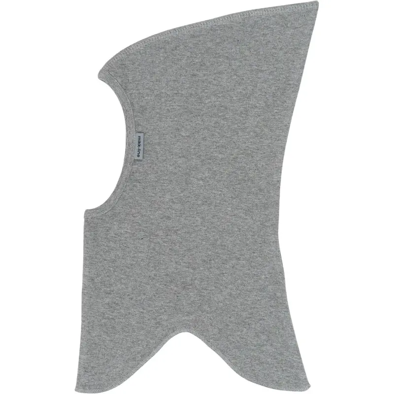 Mikk-Line Light Grey Melange Bomuld Fullface Tip 1