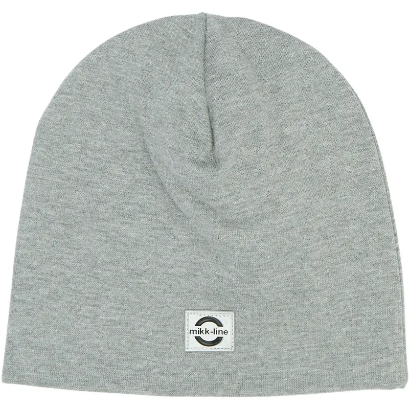 Mikk-Line Light Grey Melange Bomuld Hue - Solid 1